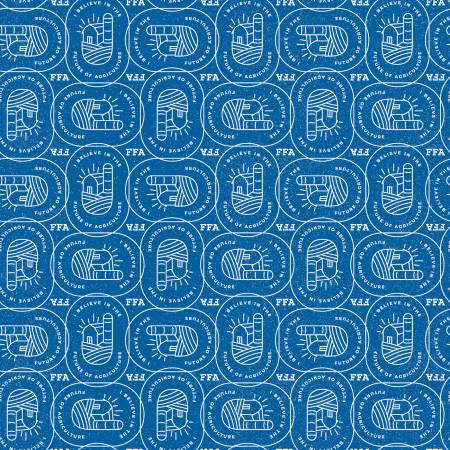 "FFA Forever Blue 2"-FFA Forever Blue 2 Patch Blue