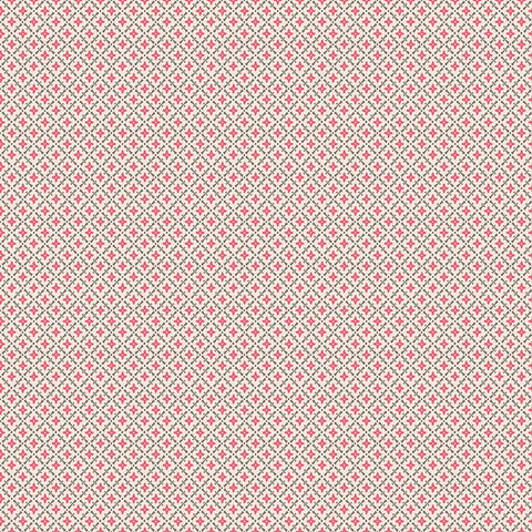 "Piece & Plenty"-Lattice Tea Rose by Lori Holt of Bee in My Bonnet for Riley Blake