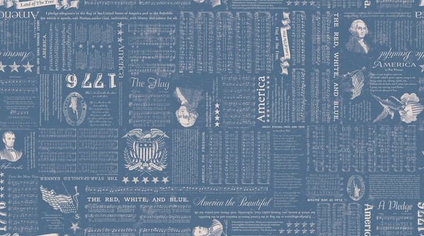 "Americana"-Liberty Denim by Lori Holt of Bee in My Bonnet for Riley Blake