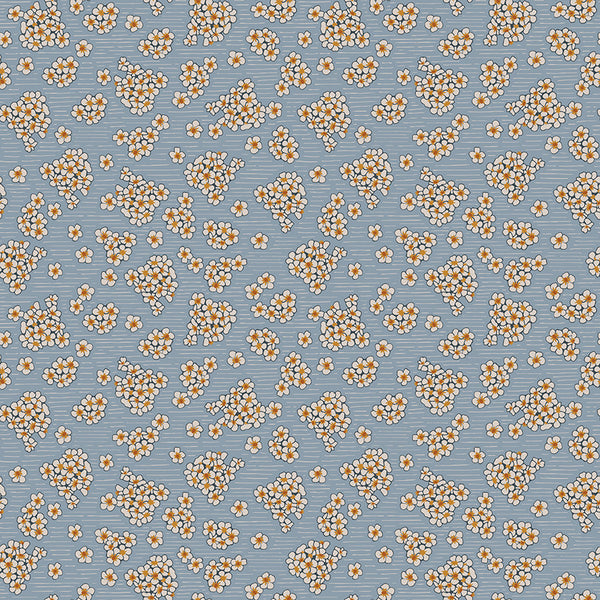 "Honey Locust"-Hydrangeas Sky by Amber Johnson for Riley Blake
