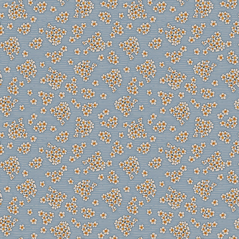 "Honey Locust"-Hydrangeas Sky by Amber Johnson for Riley Blake