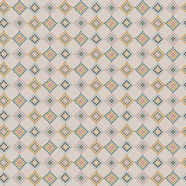 "Honey Locust"-Patchwork Linen by Amber Johnson for Riley Blake