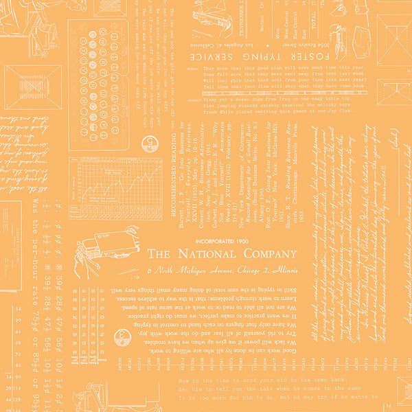 "Type/ography"-Marigold by Lori Holt of Bee in My Bonnet for Riley Blake