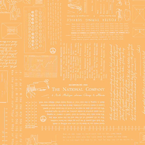 "Type/ography"-Marigold by Lori Holt of Bee in My Bonnet for Riley Blake