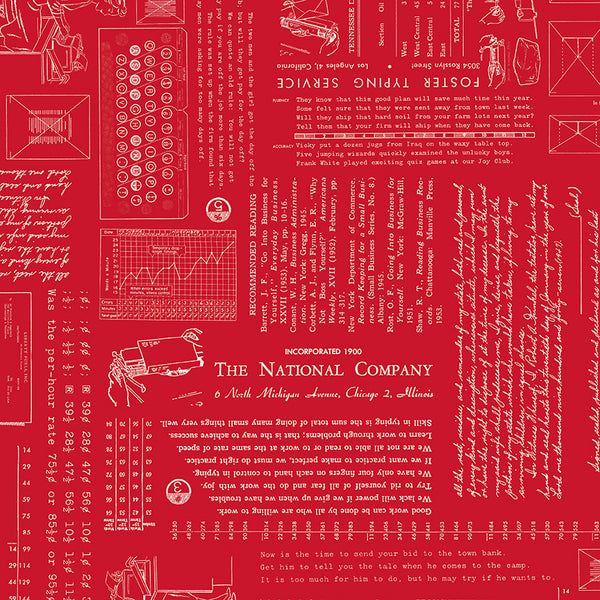 "Type/ography"-Schoolhouse by Lori Holt of Bee in My Bonnet for Riley Blake