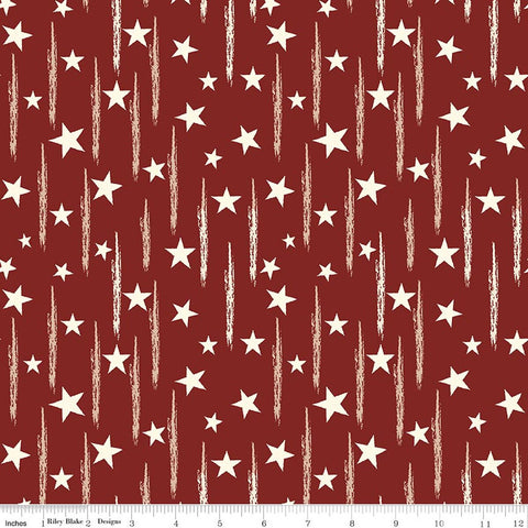 "American Honor" Stars & Stripes Barn Red By Vicki Gifford For Riley Blake Designs