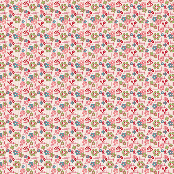 "Farmer's Daughter" Daisy Coral by Lori Holt of Bee in My Bonnet for Riley Blake