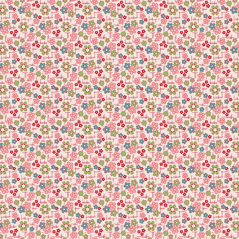 "Farmer's Daughter" Daisy Coral by Lori Holt of Bee in My Bonnet for Riley Blake