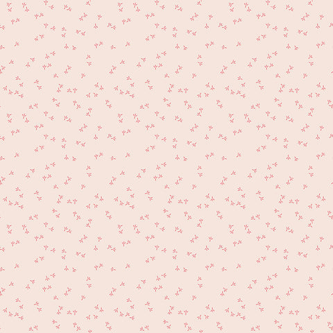 "Farmer's Daughter"  Chicken Tracks Background Tea Rose by Lori Holt of Bee in My Bonnet for Riley Blake