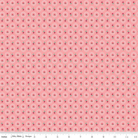 "Berry & Sage" Heritage Coral By Lori Holt For Riley Blake