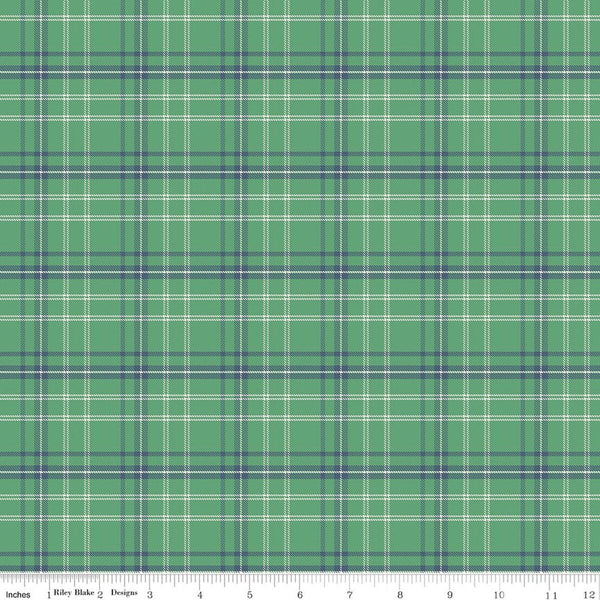 "Happy Haven" Plaid Green By Shawn Wallace For Riley Blake