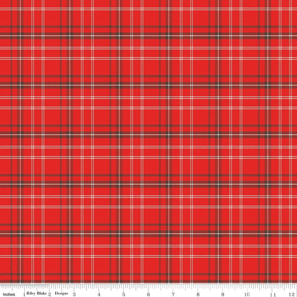 "Happy Haven" Plaid Red By Shawn Wallace For Riley Blake