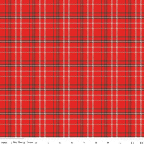 "Happy Haven" Plaid Red By Shawn Wallace For Riley Blake