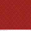 "Christmas Greetings" Scroll Red By Sandy Gervais For Riley Blake