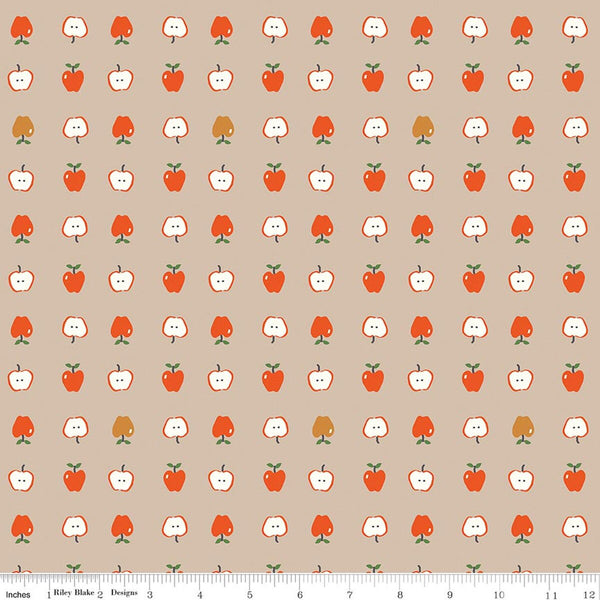 "Cotton Nook" Apples Biscuit by Minki Kim for Riley Blake