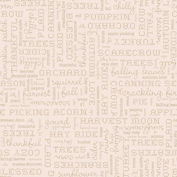 "Autumn"-Words Latte by Lori Holt of Bee in My Bonnet for Riley Blake
