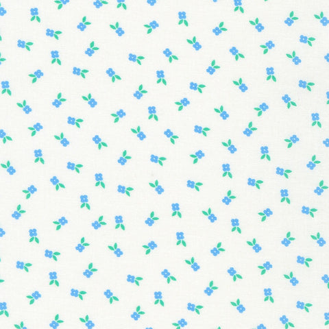 "Flowerhouse: Hints of Prints"- FLHD-21899-4 BLUE for Robert Kaufman