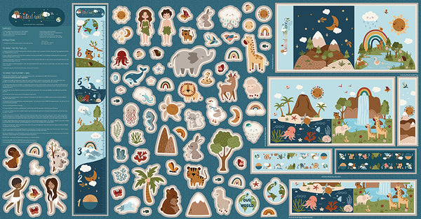 "Created with Love"-Felt Panel by Jennifer Long for Riley Blake