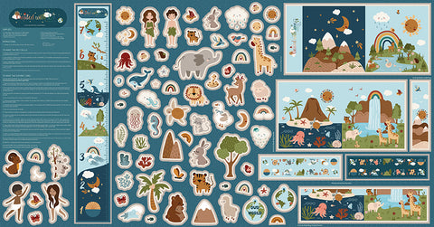 "Created with Love"-Felt Panel by Jennifer Long for Riley Blake