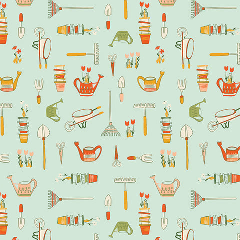 "Grow & Harvest"-Farmer’s Life by Alexandra Bordallo for Art Gallery Fabrics