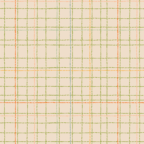 "Grow & Harvest"-Lined Seedbed Warm by Alexandra Bordallo for Art Gallery Fabrics