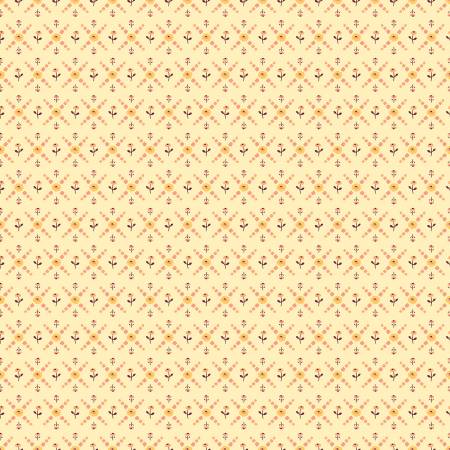 "Hollyhock Lane"-Yellow Joy by Poppie Cotton