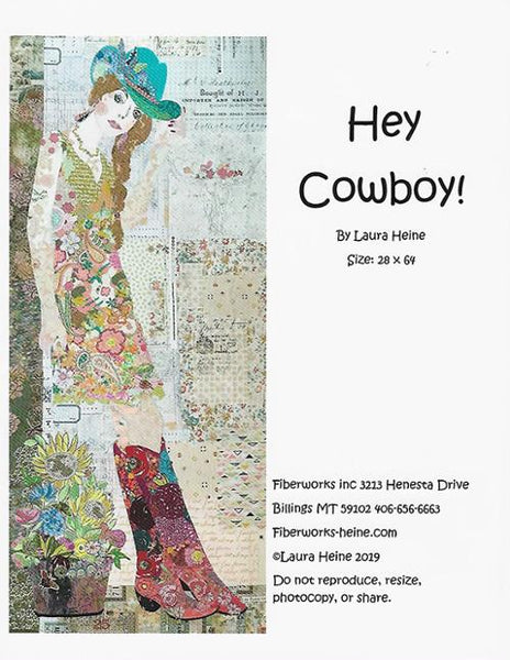 Hey Cowboy Collage Pattern