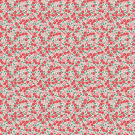 "Oh What Fun"-Red Holly Flowers by Poppie Cotton