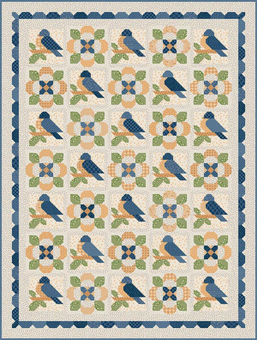 "Denim & Daisy" It's Sew Emma Birdsong Quilt Pattern by Lori Holt