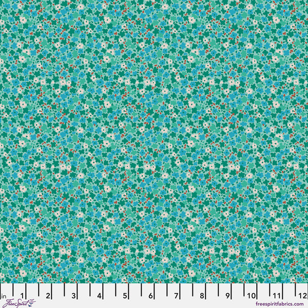 "Petite Prints" Ditsy - Mint By August Ellery For Free Spirit