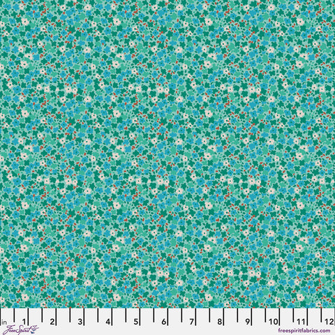 "Petite Prints" Ditsy - Mint By August Ellery For Free Spirit