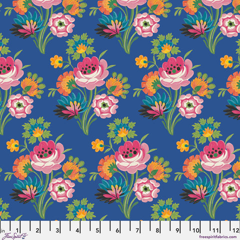"Stannie & Lloyd" Spilled Tea - Delft By August Ellery For Free Spirit
