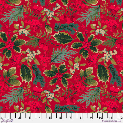 "Holly Day"-Holiday Mix - Red by Martha Negley for FreeSpirit