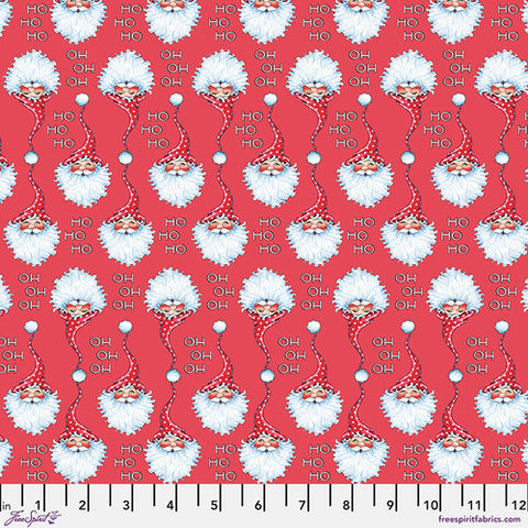 "So Much Joy!"-Ho Ho Ho - Red by Mary Engelbreit for FreeSpirit