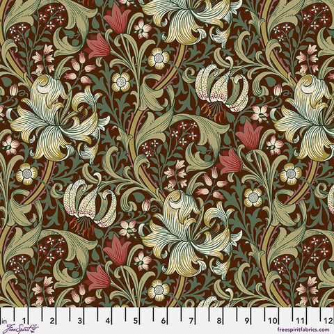 "The Original Morris & Co. Collection" Suffolk Holiday Collection Golden Lily-Ruby by Morris & Co.