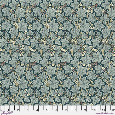 "Morris & Co." Bramble - Indigo by William Morris for FreeSpirit