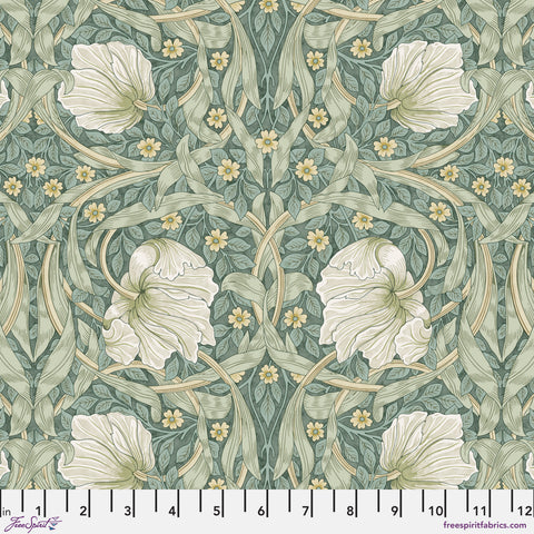 "Morris & Co." Small Pimpernel - Olive by William Morris for FreeSpirit