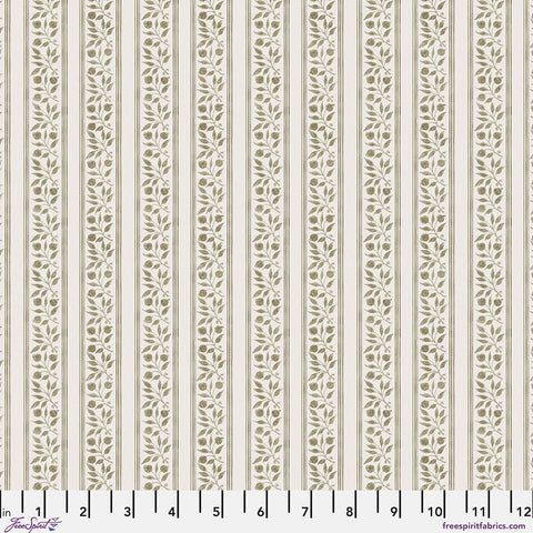 "The Original Morris & Co. Collection" Rosehip Stripe - Linen by William Morris for Freespirit