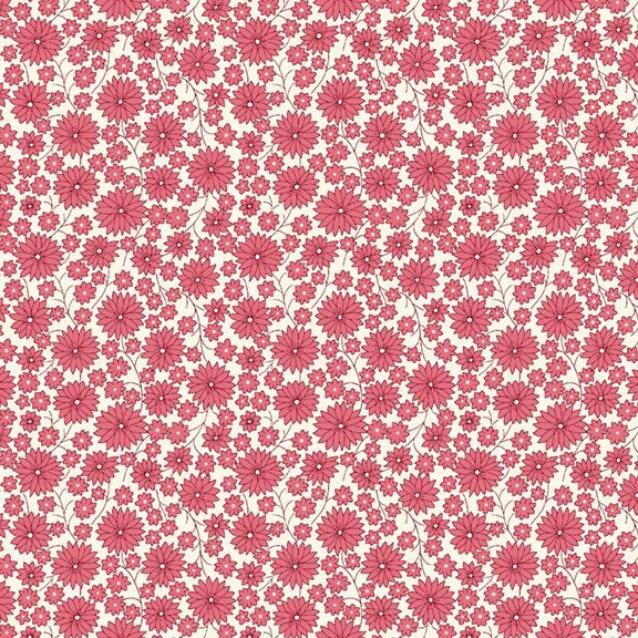 "Aunt Grace Goes Scrappy"-Garden Pink by Judie Rothermel for Marcus Fabrics