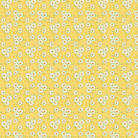 "Aunt Grace Goes Scrappy"-Daisy Yellow by Judie Rothermel for Marcus Fabrics