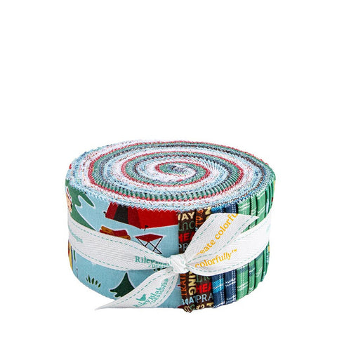 "Happy Haven" 2 1/2" Rolie Polie By Shawn Wallace For Riley Blake