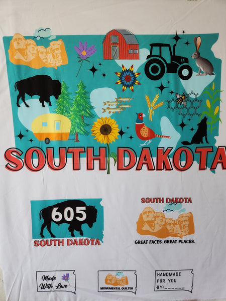"Quilting Across the Dakotas" South Dakota 2023 Panel for Robert Kaufman