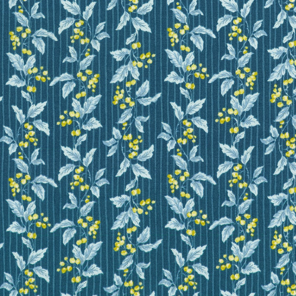 "Ma Cherie" Blue by Robert Kaufman for Robert Kaufman