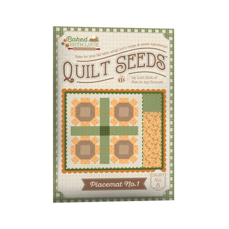 "Baked with love" Quilt Seeds™ Pattern Placemat No. 1 by Lori Holt for Riley Blake
