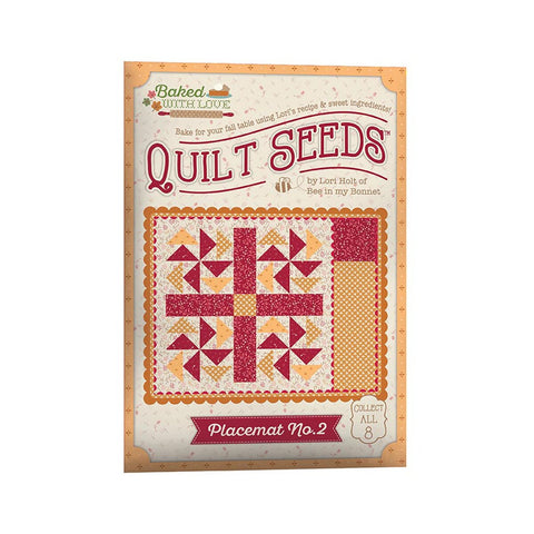 "Baked with love" Quilt Seeds™ Pattern Placemat No. 2 by Lori Holt for Riley Blake