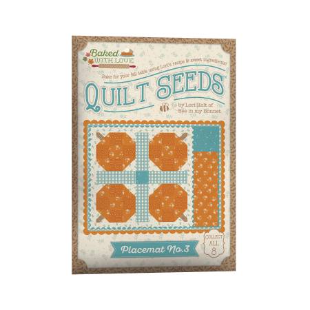 "Baked with love" Quilt Seeds™ Pattern Placemat No. 3 by Lori Holt for Riley Blake