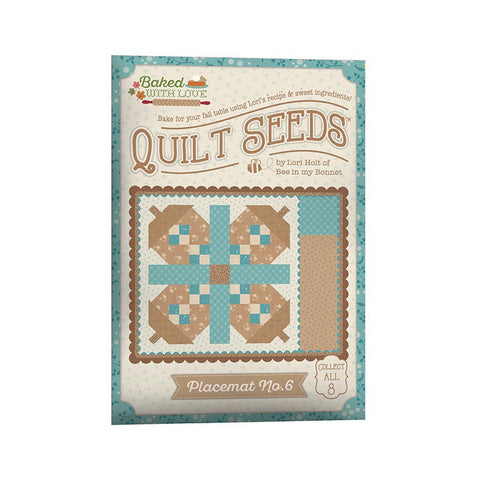 "Baked with love" Quilt Seeds™ Pattern Placemat No. 6 by Lori Holt for Riley Blake