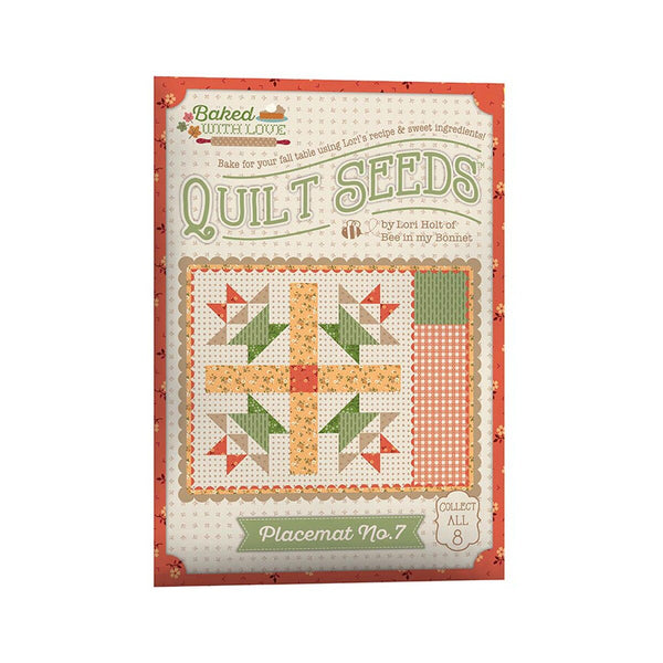 "Baked with love" Quilt Seeds™ Pattern Placemat No. 7 by Lori Holt for Riley Blake