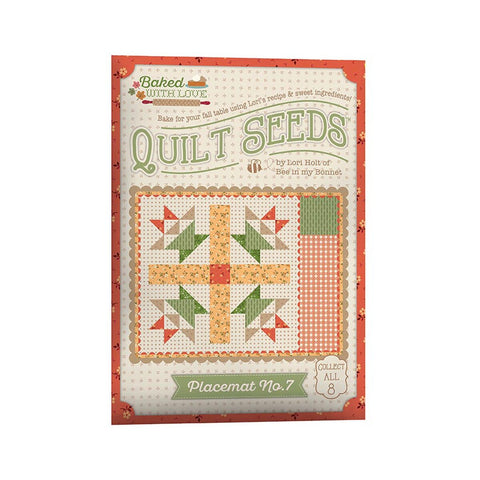 "Baked with love" Quilt Seeds™ Pattern Placemat No. 7 by Lori Holt for Riley Blake