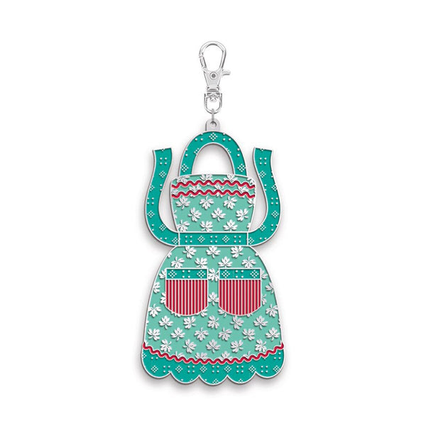 "Baked with love" Enamel Happy Charm™ Apron by Lori Holt for Riley Blake